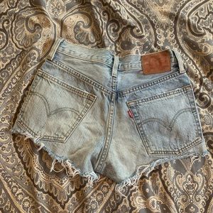 Denim Levi’s shorts